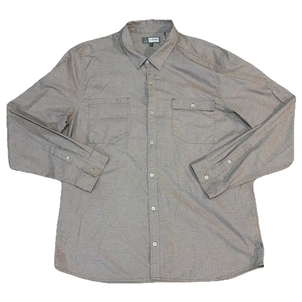 Toad And Co Men's 2XL Debug Riverbound Long‎ Sleeve Shirt + Insect Shield